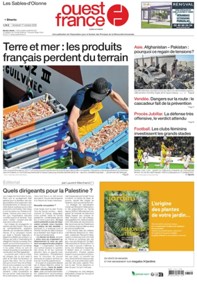 Cover of Ouest France (Les Sables-d'Olonne)