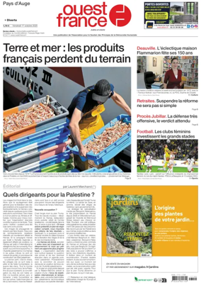 Cover of Ouest France (Pays d'Auge)