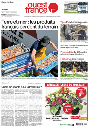 Cover of Ouest France (Pornic / Pays de Retz)