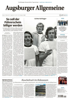 Cover of Augsburger Allgemeine (Ausgabe Stadt)