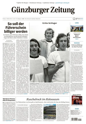 Cover of Guenzburger Zeitung