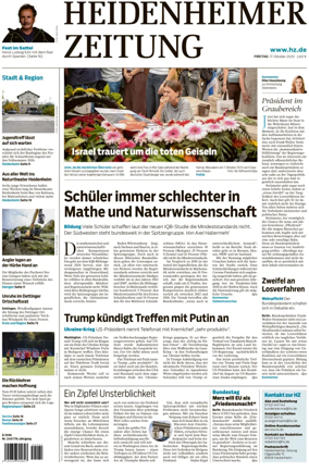 Cover of Heidenheimer Zeitung