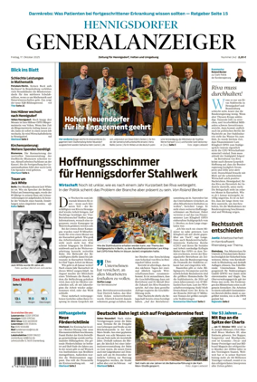 Cover of Hennigsdorfer Generalanzeiger