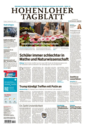 Cover of Hohenloher Tagblatt