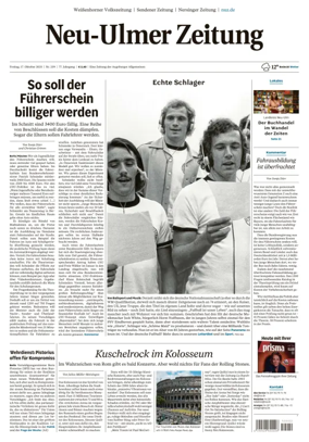 Cover of Neu-Ulmer Zeitung