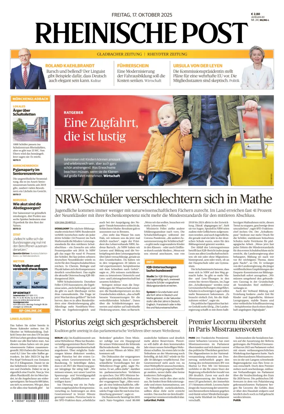 Cover of Rheinische Post - Mönchengladbach and Korschenbroich