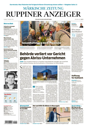 Cover of Ruppiner Anzeiger