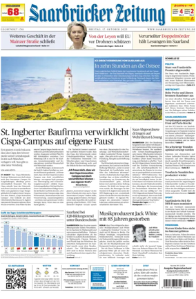 Cover of Saarbruecker Zeitung