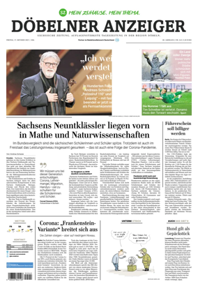 Cover of Sächsische Zeitung (Döbeln)