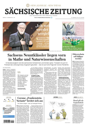 Cover of Sächsische Zeitung  (Görlitz)