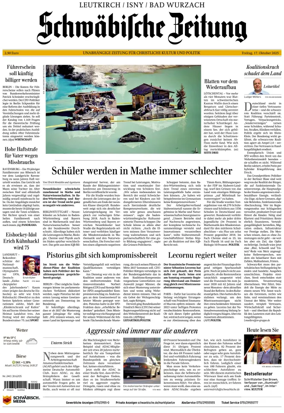 Cover of Schwaebische Zeitung (Leutkirch / Isny / Bad Wurzach)