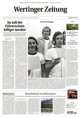 Cover of Wertinger Zeitung