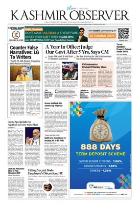 Cover of Kashmir Observer