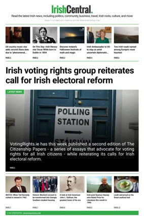 Cover of Irish Central