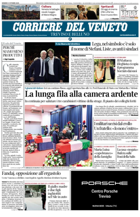 Cover of Corriere del Veneto (Treviso e Belluno)