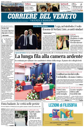 Cover of Corriere del Veneto (Vicenza e Bassano)