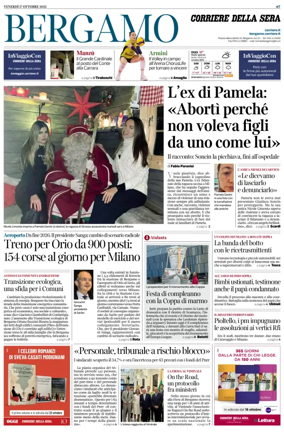 Cover of Corriere della Sera (Bergamo)