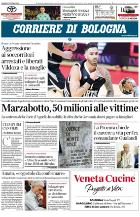Cover of Corriere di Bologna