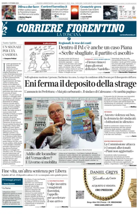 Cover of Corriere Fiorentino