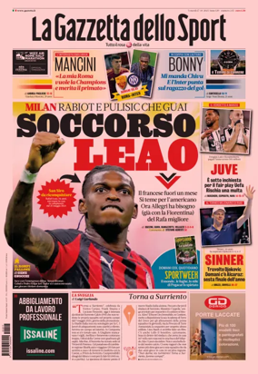 Cover of La Gazzetta dello Sport - Romana