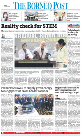 Cover of The Borneo Post