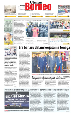 Cover of Utusan Borneo (Sarawak)
