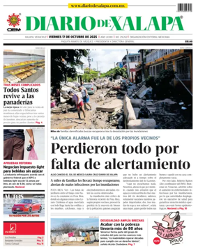 Cover of Diario de Xalapa