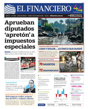 Cover of El Financiero