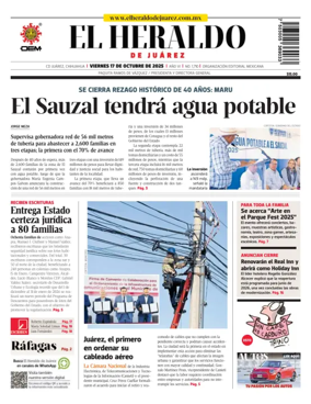 Cover of El Heraldo de Juarez