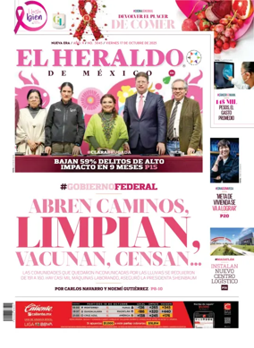 Cover of El Heraldo de Mexico