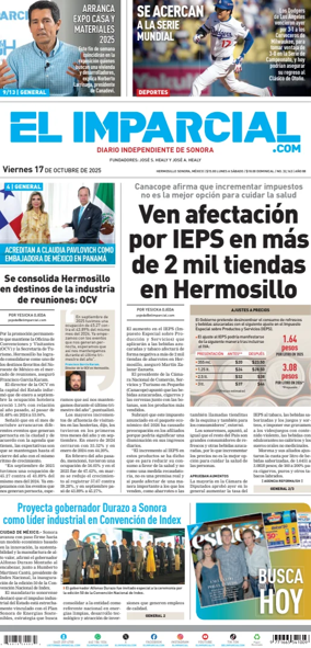 Cover of El Imparcial