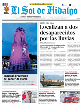 Cover of El Sol de Hidalgo