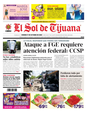 Cover of El Sol de Tijuana