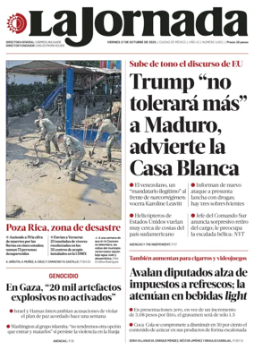 Cover of La Jornada
