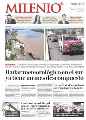 Cover of Milenio Tamaulipas