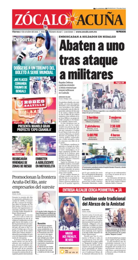 Cover of Zócalo Acuña