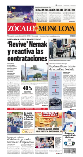 Cover of Zócalo Monclova