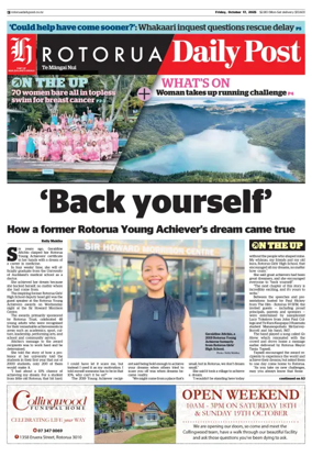 Cover of Rotorua Daily Post