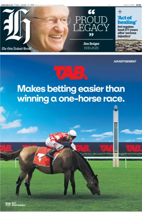 Cover of The New Zealand Herald