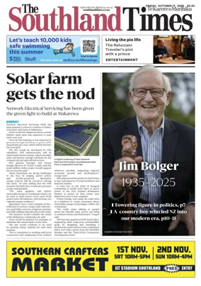 Cover of The Southland Times