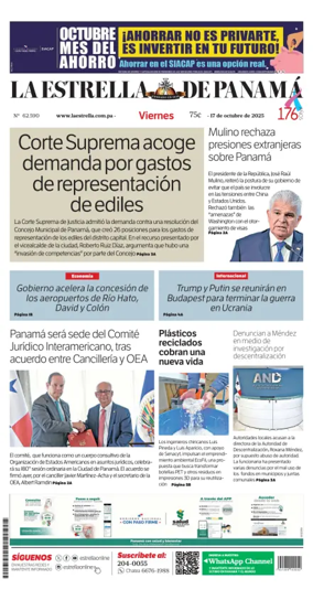 Cover of La Estrella de Panama