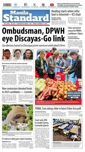 Cover of Manila Standard