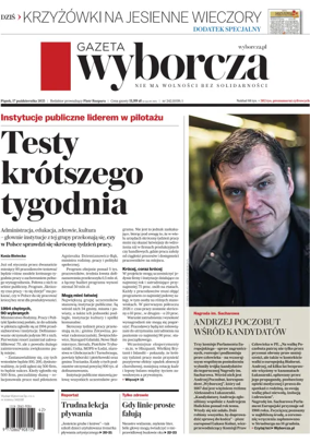 Cover of Gazeta Wyborcza