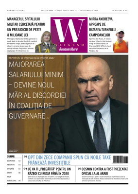 Cover of Romania Libera - Friday Edition