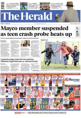 Cover of The Herald (South Africa)