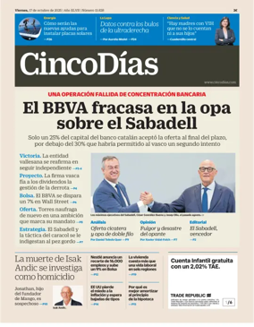 Cover of Cinco Días