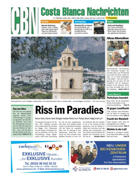 Cover of Costa Blanca Nachrichten
