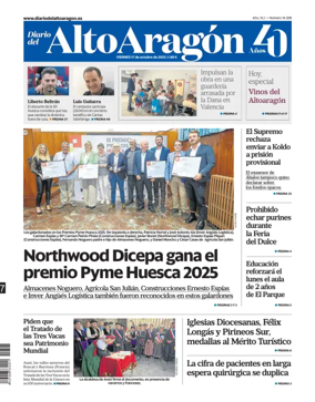 Cover of Diario del Alto Aragón
