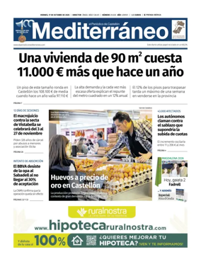 Cover of El Periódico Mediterráneo
