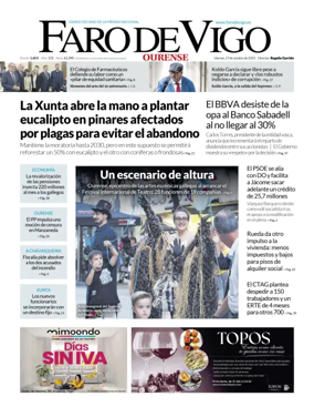 Cover of Faro de Vigo (Ourense)